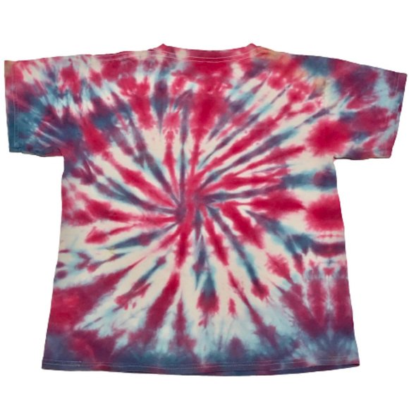 3/$15 FRUIT OF THE LOOM Lofteez HD Tie Dye T-Shirt Tee Youth Large (10-12) - Picture 2 of 3
